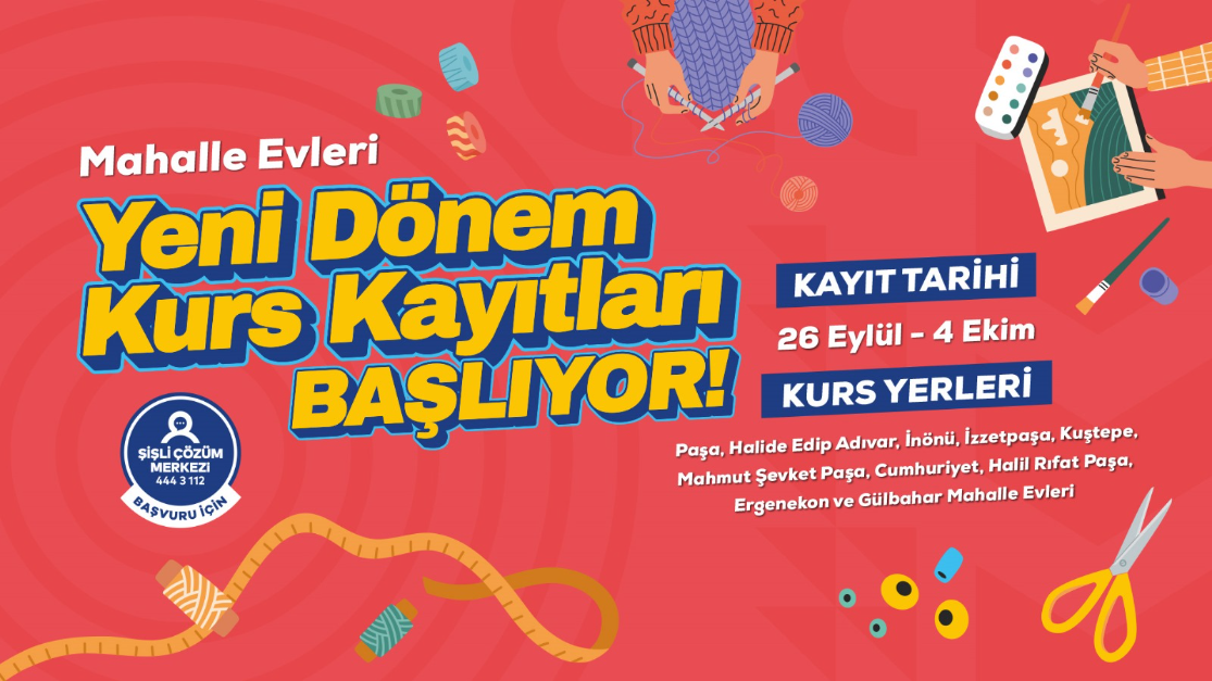 MAHALLE EVLERİ DÖNEM KURSLARI BAŞLADI